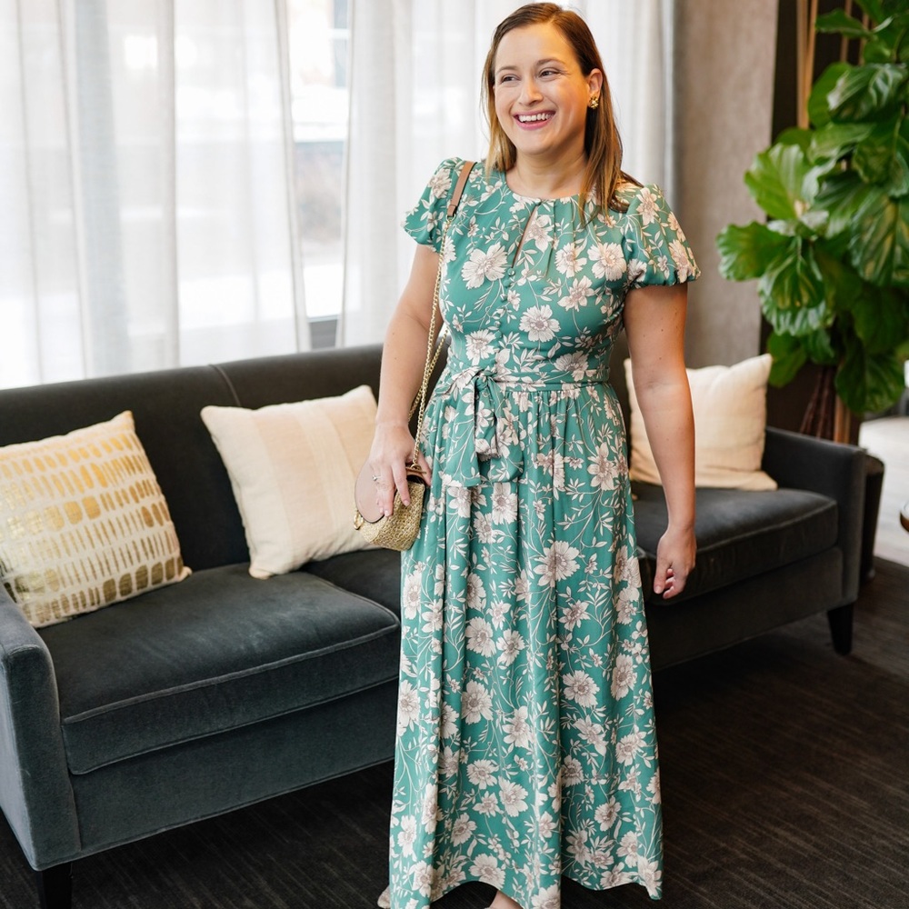 Beautiful floral maxi dress